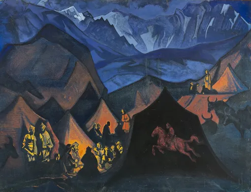 Николай Рерих, «Шепоты пустыни», 1925