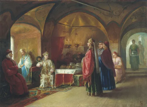 «Терем царевен», Михаил Петрович Клодт фон Юргенсбург, 1878