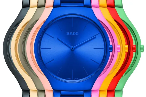 Rado выпустили часы совместно с фондом Ле Корбюзье. Они отсылают к «Архитектурной полихромии» 1931 года