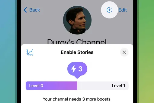 Telegram разрешил каналам публиковать сторис — за голоса Premium-подписчиков