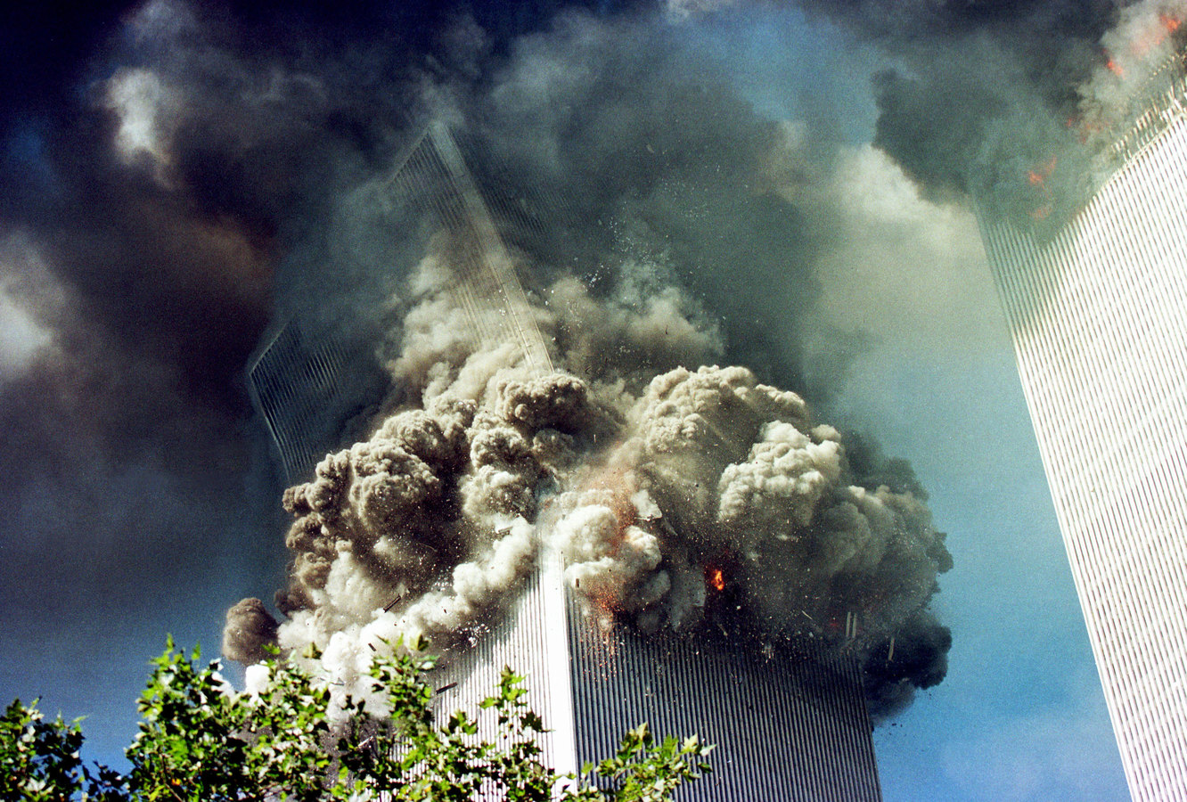 9/11 в Нью-Йорке: кадры, подтверждающие масштаб трагедии