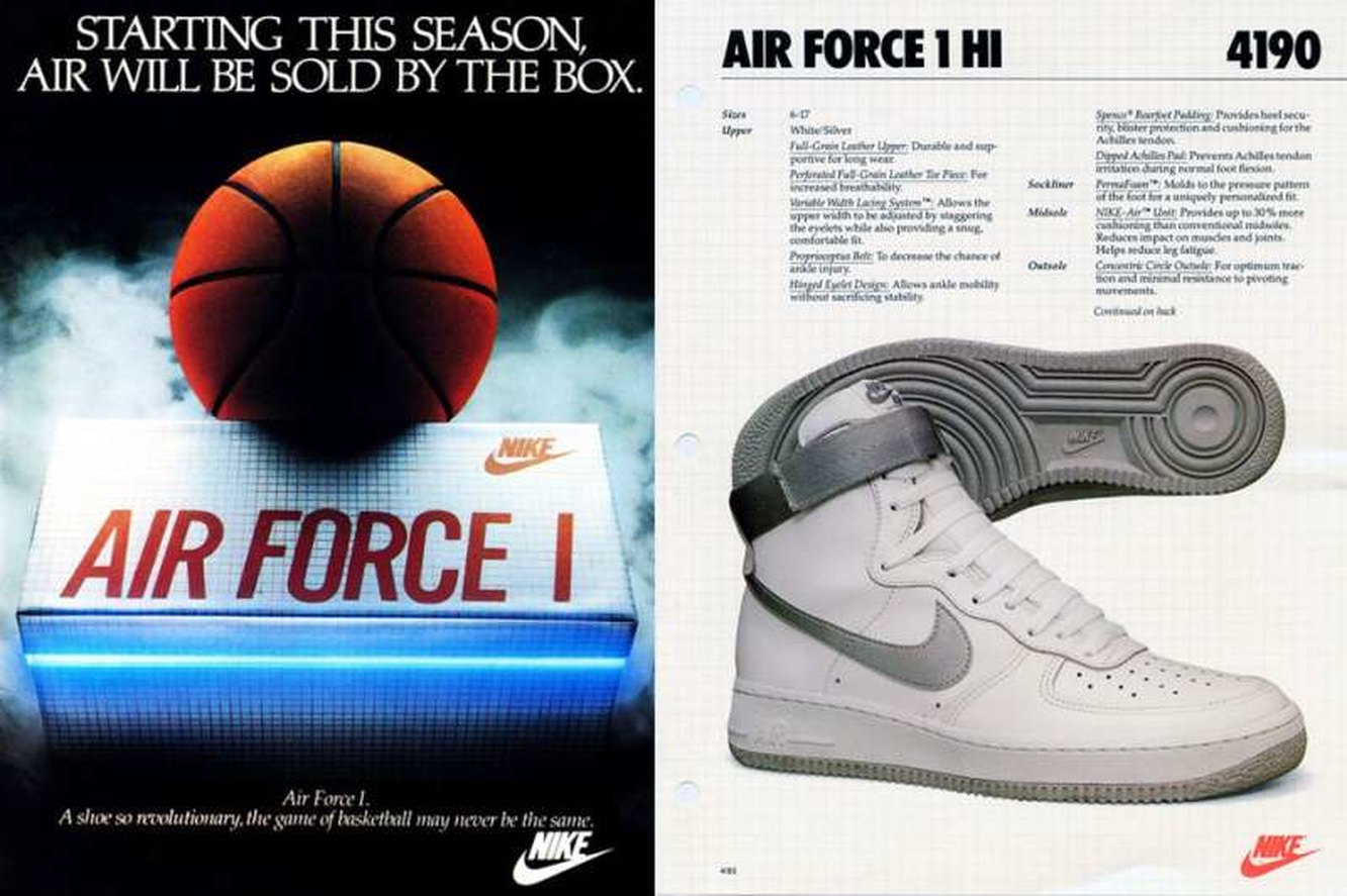 История кроссовок Nike Air Force 1