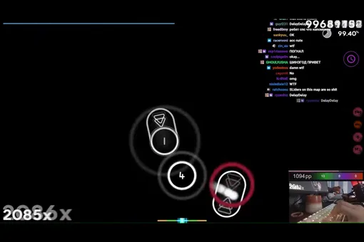 Русскоязычный игрок установил мировой рекорд в музыкальной игре OSU! и сразу получил бан