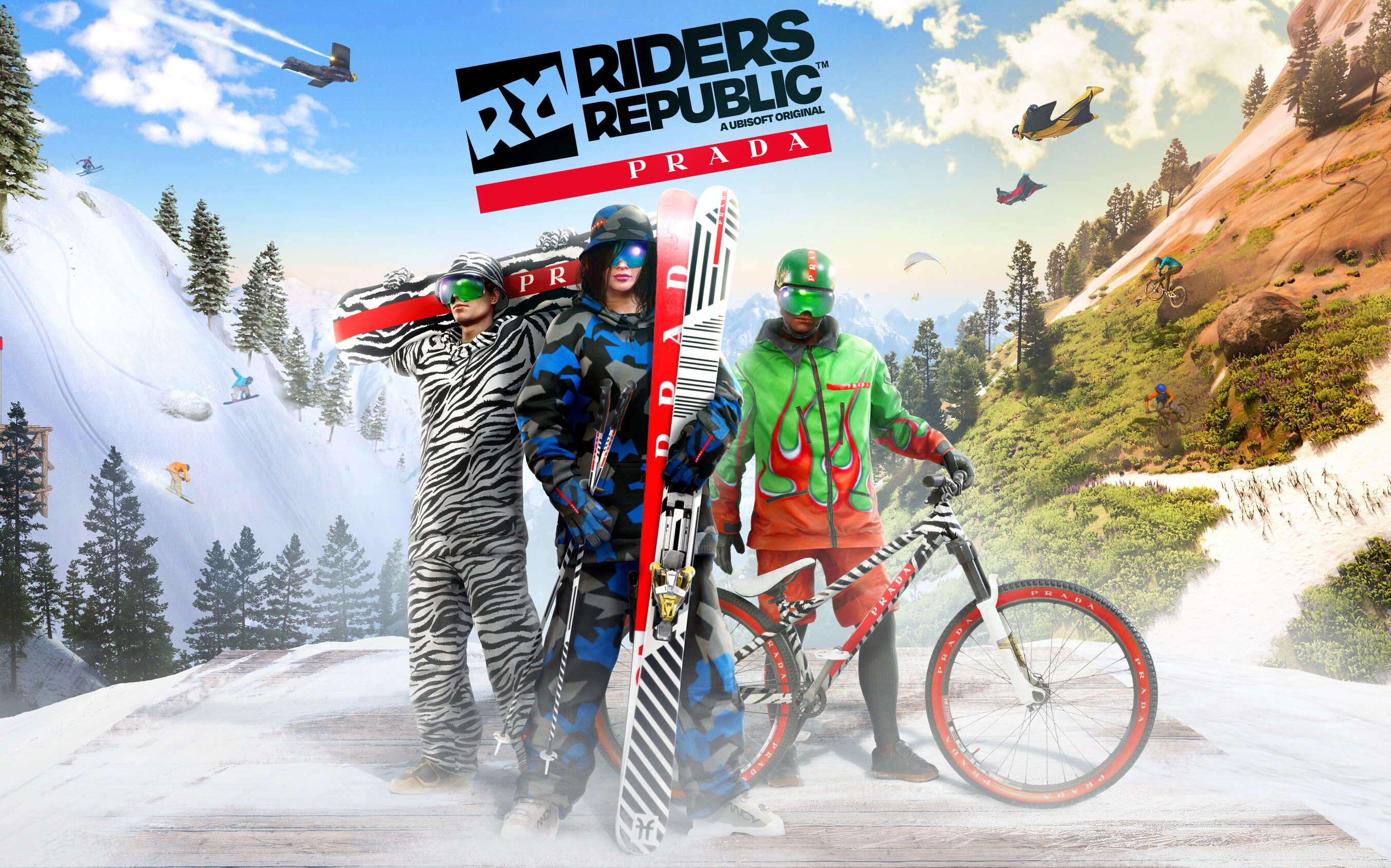 Prada сотрудничают с игрой Riders Republic