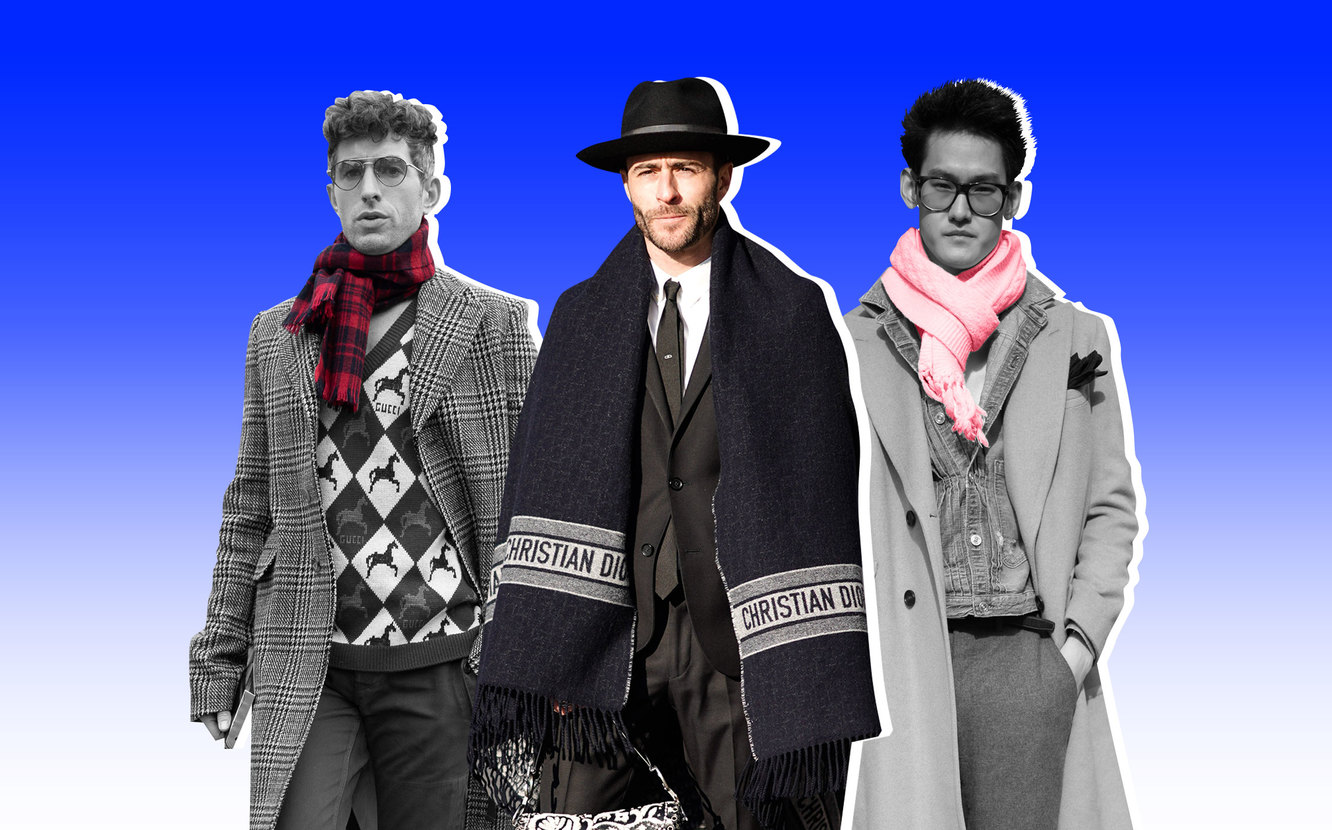 Как завязать мужской шарф? 5 стильных вариантов | Блог Suns House