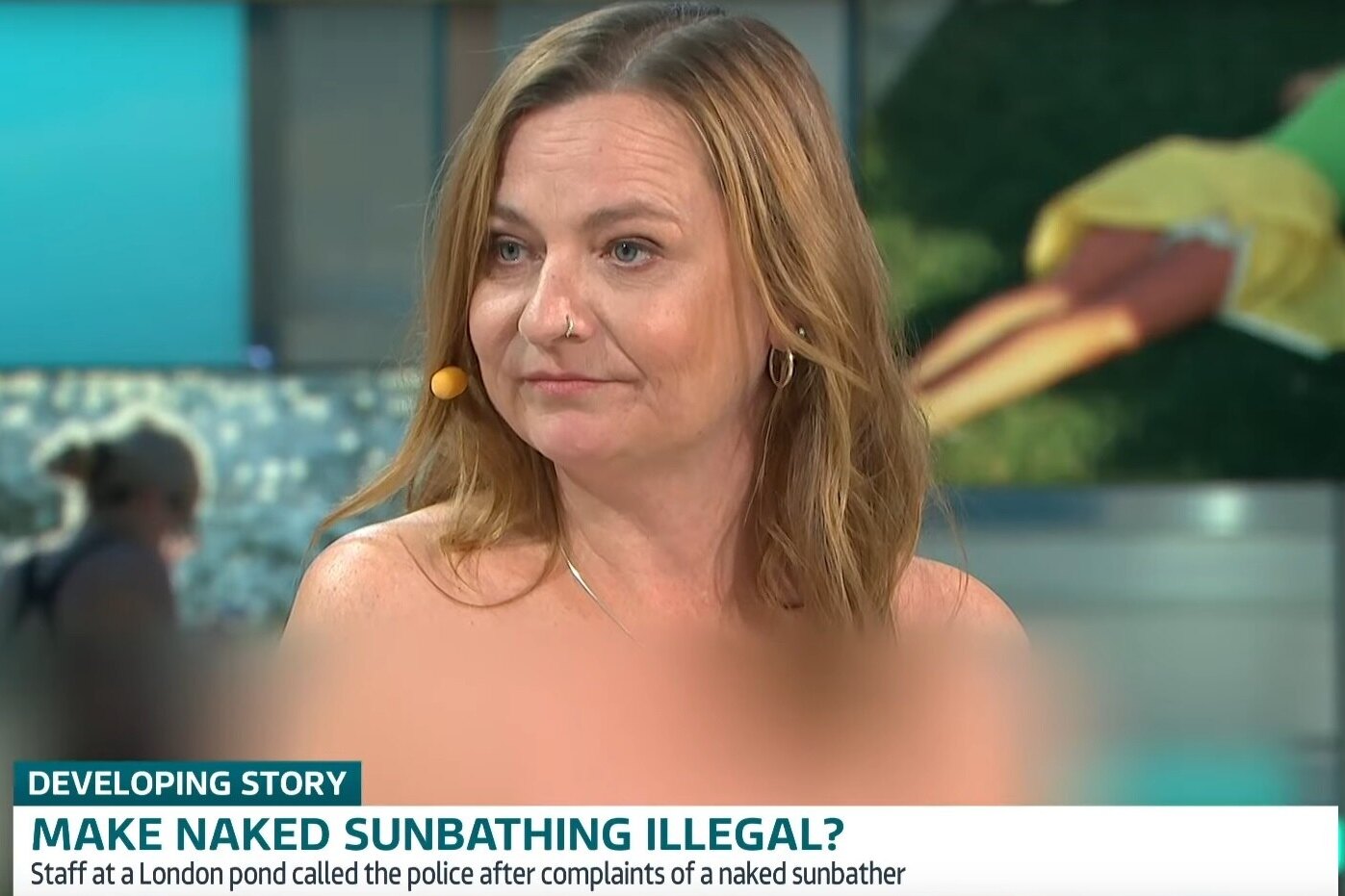Почему на телешоу «Доброе утро, Британия» пришла абсолютно голая женщина?