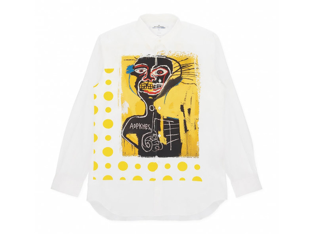 Comme des cheap garcons basquiat shirt