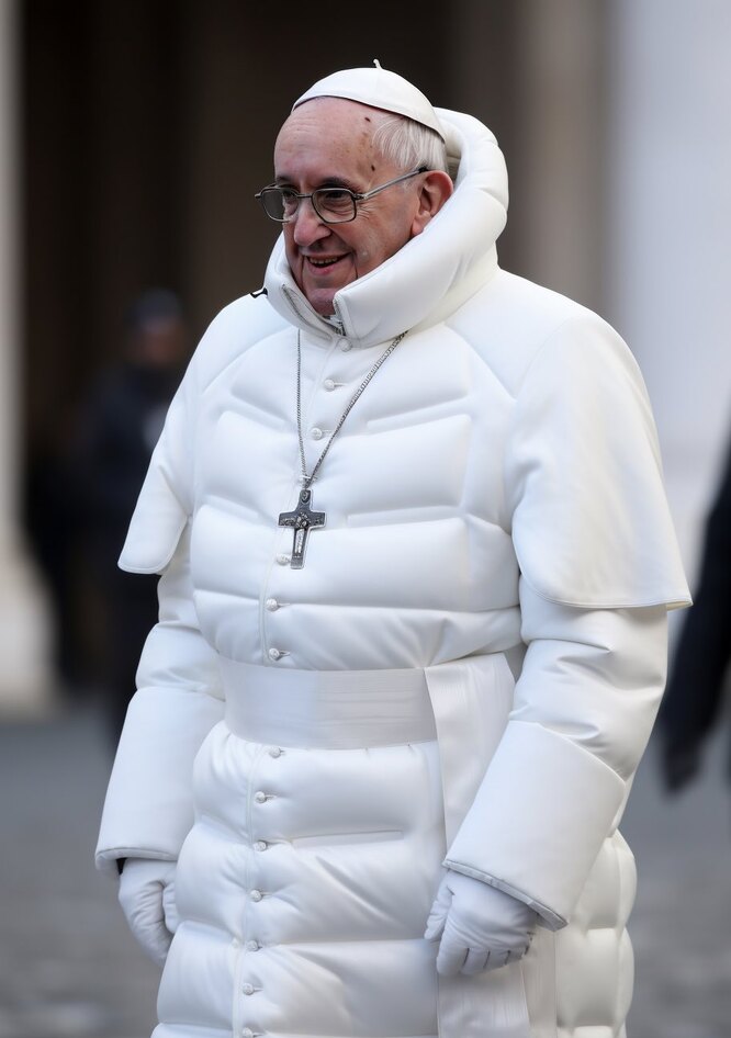 Парадный костюм Папы Римского