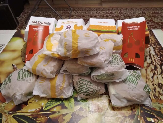 Дизайнерская упаковка для пирожков из McDonalds