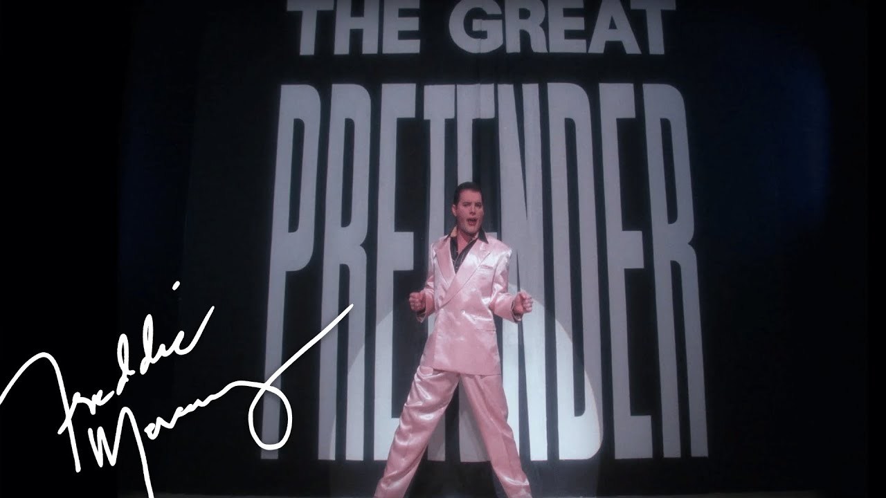 Great pretender mercury. Freddie Mercury the great Pretender. The great Pretender Фредди Меркьюри и Квин. Great Pretender Freddie Mercury Video. Фредди Меркьюри в клипе the great Pretender.